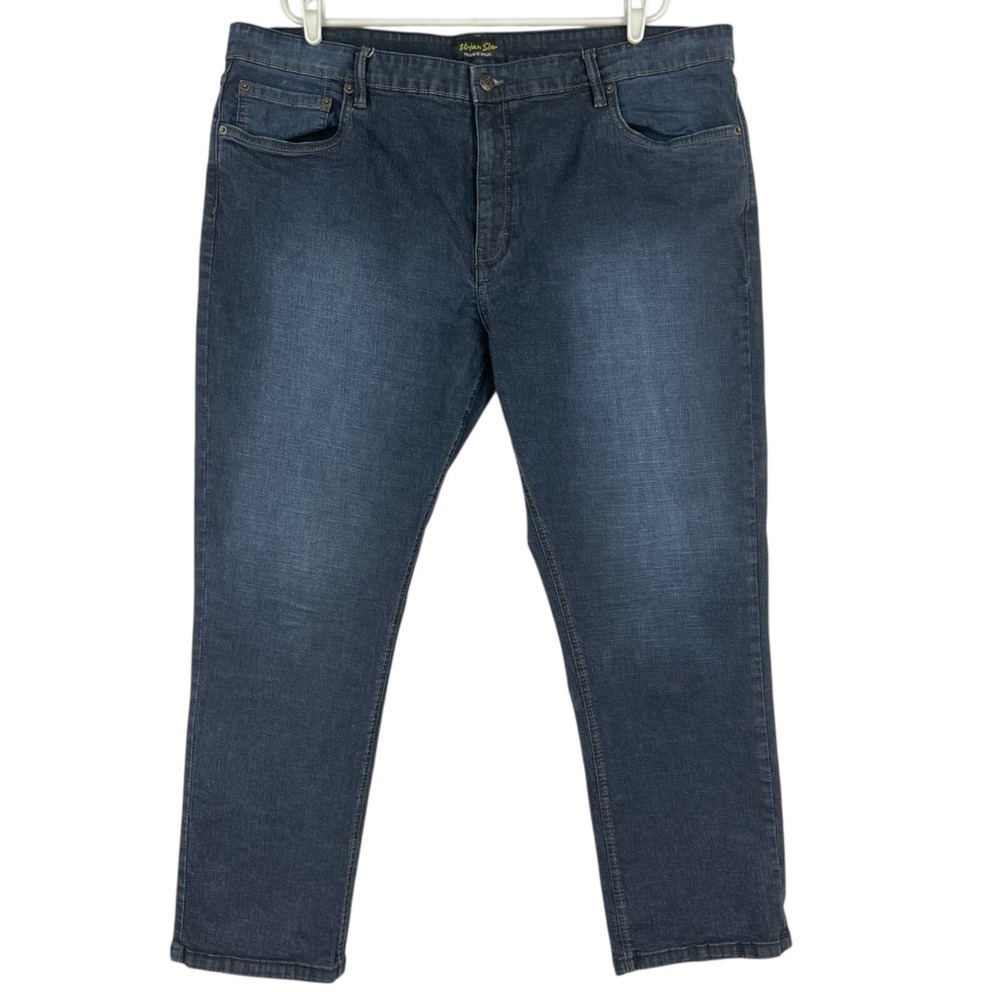Urban Star Men's Blue Straight Leg Stretch Denim Jeans Size 44x30 Regular